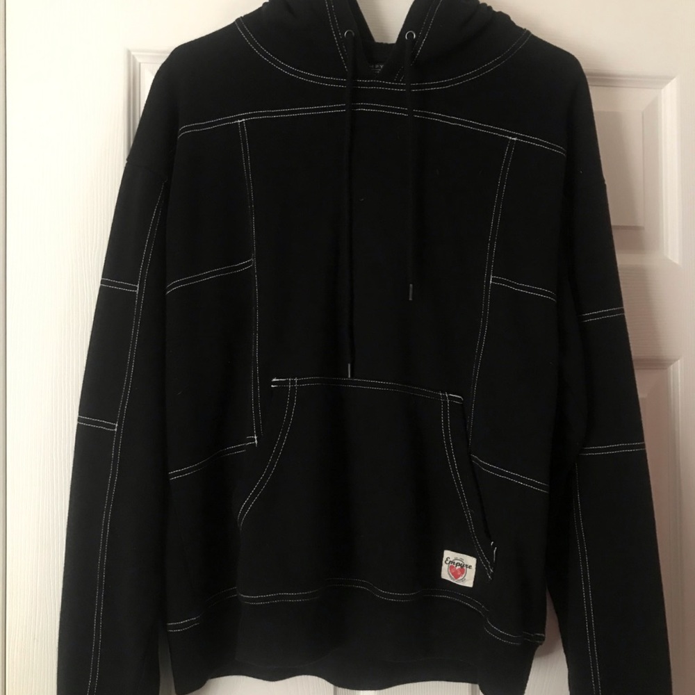 Contrast Stitch Hoodie